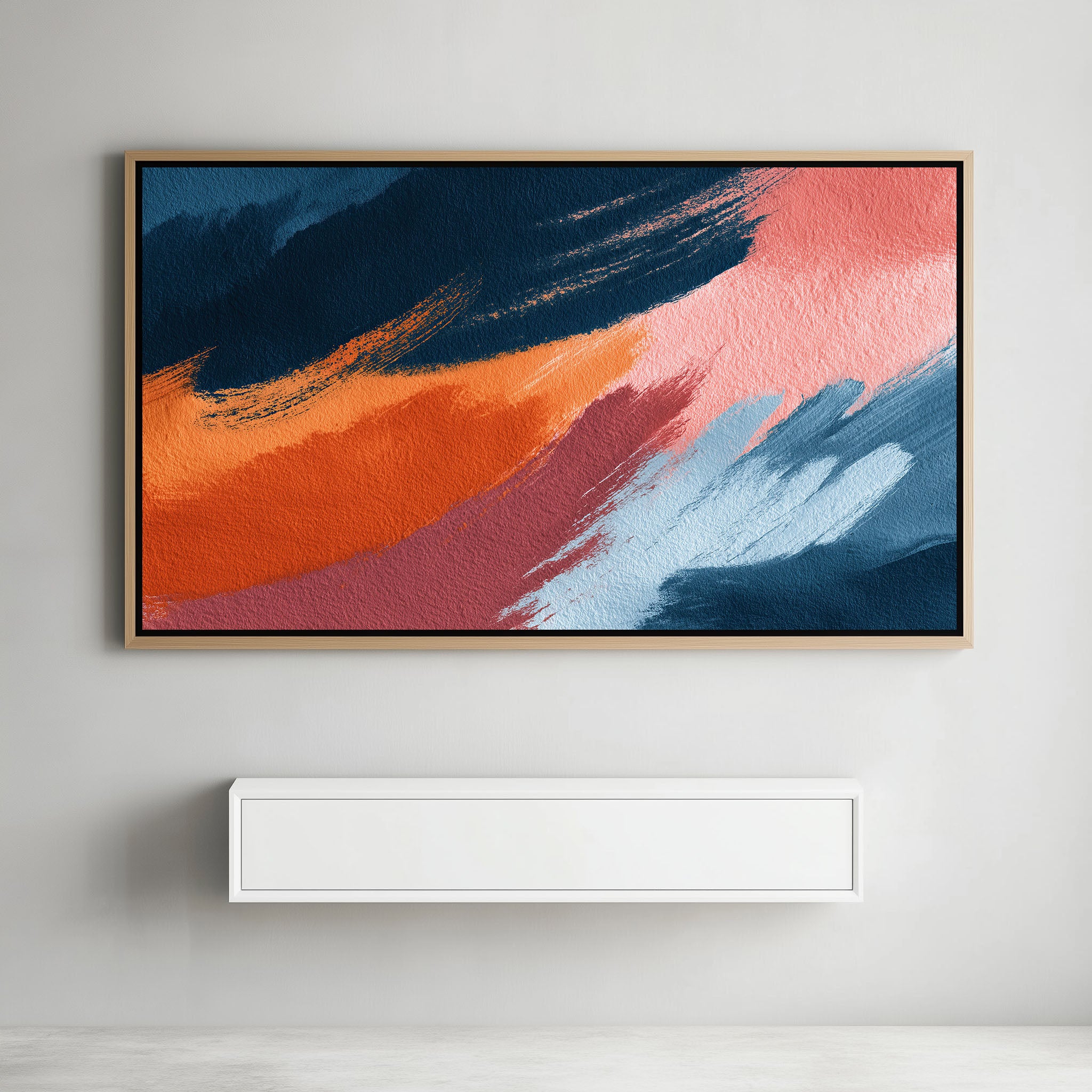 Digitaler Download – Samsung Frame TV Art Abstraktes Gemälde, Moderne Kunst für Frame TV